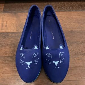 CHARLOTTE OLYMPIA kitty flat shoes